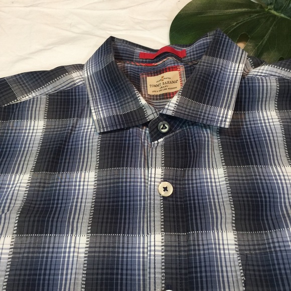 TOMMY BAHAMA | plaid button up shirt - Picture 2 of 10